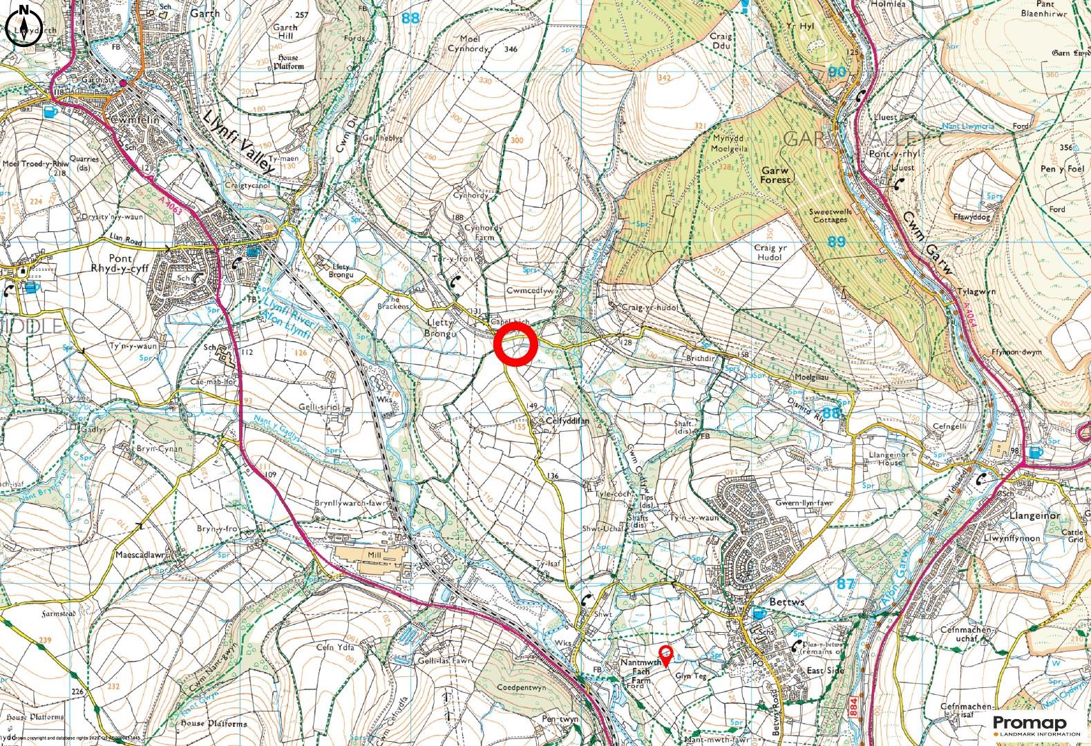 Approximately 4.063 acres of Land Llangynwyd, Maesteg CF34 0EB